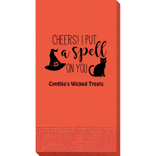 Spell On You Halloween Guest Towels